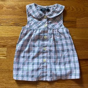 Toddler 2T Burberry black Label Shirt Dress